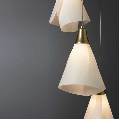 Hubbardton Forge Mobius 5 Light Pendant Model: 131122-SKT-LONG-86-SH1987