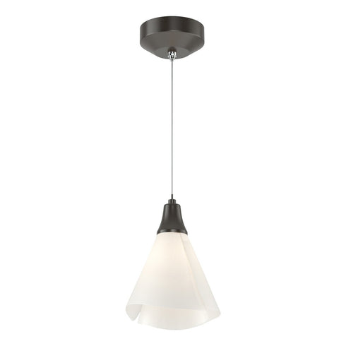 Hubbardton Forge Mobius Low Voltage Mini Pendant in Bronze Finish Model: 161181-SKT-STND-05-SH1987