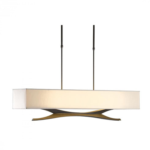 Hubbardton Forge Moonband Large Semi Flush Model: 124252-SKT-82-GG0050