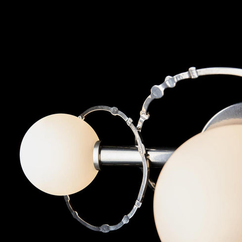 Hubbardton Forge Olympus 3 Light Bath Sconce in Black Finish Model: 201360-SKT-10-GG0712