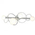 Hubbardton Forge Olympus 4 Light Bath Sconce in Black Finish Model: 201361-SKT-10-GG0712
