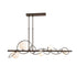 Hubbardton Forge Olympus Linear Pendant Model: 131608-SKT-STND-05-GG0712