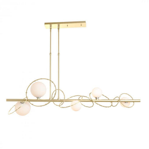 Hubbardton Forge Olympus Linear Pendant Model: 131608-SKT-STND-05-GG0712