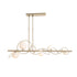 Hubbardton Forge Olympus Linear Pendant Model: 131608-SKT-STND-20-GG0712
