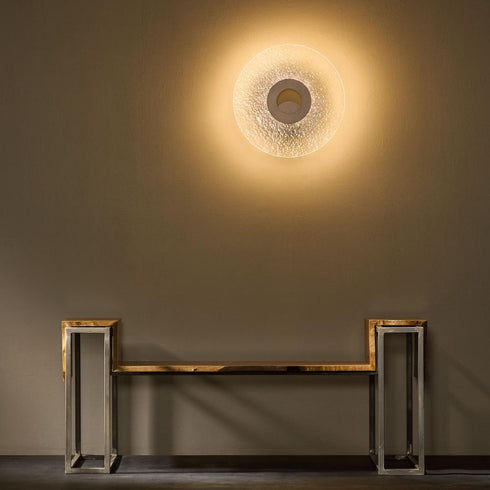 Hubbardton Forge Orbit Large LED Sconce in Bronze Finish Model: 209336-LED-05-YW0555
