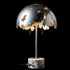 Hubbardton Forge Pangea Dome Table Lamp in Sterling Finish Model: 272103-SKT-85-ML