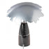Hubbardton Forge Pangea Mini Table Lamp in Sterling Finish Model: 272107-SKT-85-MB