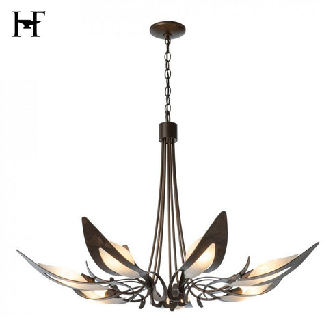 Hubbardton Forge Parasol 7 Light Chandelier in Bronze Finish Model: 101320-SKT-05-BB0823
