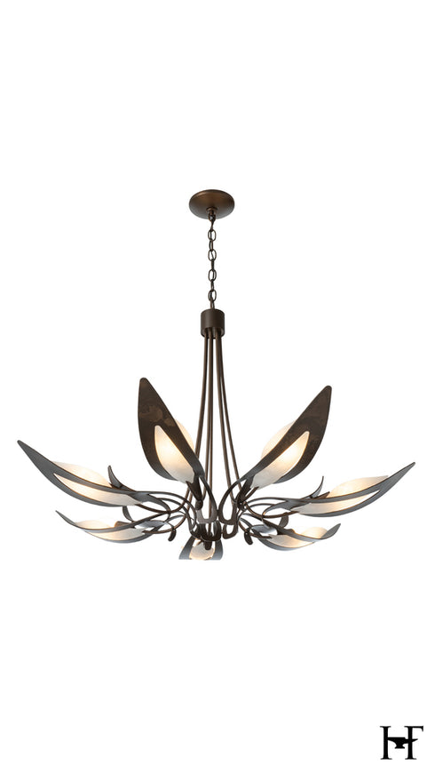 Hubbardton Forge Parasol 7 Light Chandelier in Bronze Finish Model: 101320-SKT-05-BB0823