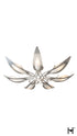 Hubbardton Forge Parasol 7 Light Semi Flush in Sterling Finish Model: 121320-SKT-85-BB0823