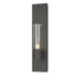 Hubbardton Forge Pillar 1 Light Sconce Model: 204420-SKT-03-GG0392