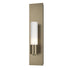 Hubbardton Forge Pillar 1 Light Sconce Model: 204420-SKT-03-GG0392