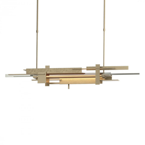 Hubbardton Forge Planar LED Pendant With Accent Model: 139721-LED-SHRT-85-86