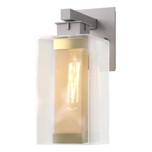 Hubbardton Forge Polaris Outdoor Medium Sconce in Coastal Oil Rubbed Bronze Finish Model: 304852-SKT-14-72-ZM0093