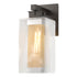 Hubbardton Forge Polaris Outdoor Medium Sconce in Coastal Oil Rubbed Bronze Finish Model: 304852-SKT-14-72-ZM0093