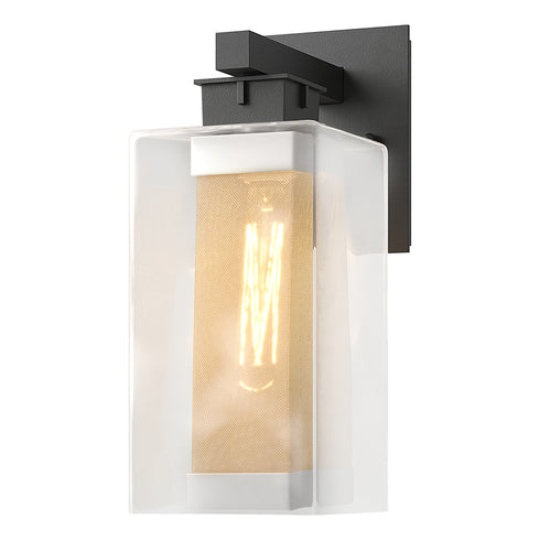 Hubbardton Forge Polaris Outdoor Medium Sconce in Coastal Oil Rubbed Bronze Finish Model: 304852-SKT-14-72-ZM0093