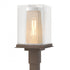 Hubbardton Forge Polaris Outdoor Post Light in Coastal Oil Rubbed Bronze Finish Model: 344850-SKT-14-72-ZM0084