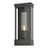 Hubbardton Forge Portico Small Outdoor Sconce in Coastal Oil Rubbed Bronze Finish Model: 304320-SKT-14-GG0392