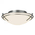 Hubbardton Forge Presidio Tryne Flush Mount Model: 124402-SKT-03-GG0098