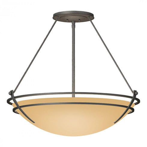Hubbardton Forge Presidio Tryne Large Semi Flush Model: 124442-SKT-25-GG0054