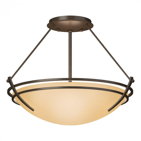 Hubbardton Forge Presidio Tryne Semi Flush Model: 124422-SKT-82-GG0047