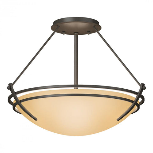 Hubbardton Forge Presidio Tryne Semi Flush Model: 124422-SKT-82-GG0047