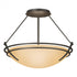 Hubbardton Forge Presidio Tryne Semi Flush Model: 124422-SKT-82-GG0047