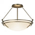 Hubbardton Forge Presidio Tryne Semi Flush Model: 124422-SKT-82-GG0047