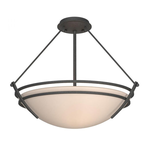 Hubbardton Forge Presidio Tryne Semi Flush Model: 124432-SKT-82-GG0020