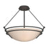 Hubbardton Forge Presidio Tryne Semi Flush Model: 124432-SKT-82-GG0020