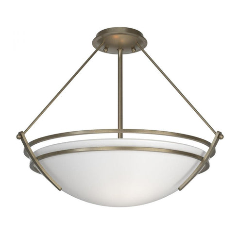 Hubbardton Forge Presidio Tryne Semi Flush Model: 124432-SKT-82-GG0020