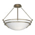 Hubbardton Forge Presidio Tryne Semi Flush Model: 124432-SKT-82-GG0020