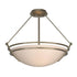 Hubbardton Forge Presidio Tryne Semi Flush Model: 124432-SKT-82-GG0020