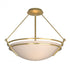 Hubbardton Forge Presidio Tryne Semi Flush Model: 124432-SKT-86-GG0020