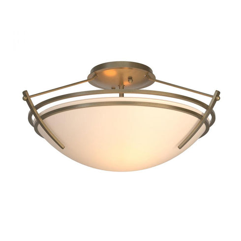 Hubbardton Forge Presidio Tryne Small Semi Flush Model: 124412-SKT-03-GG0047