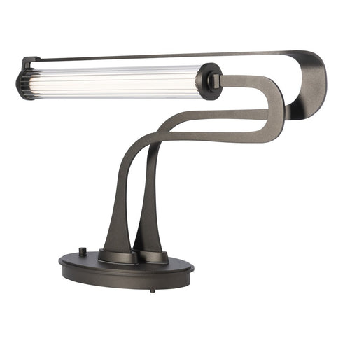 Hubbardton Forge Pulse Table Lamp in Oil Rubbed Bronze Finish Model: 272116-LED-14-ZM0773