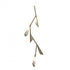 Hubbardton Forge Quill LED Pendant in Soft Gold Finish Model: 135001-LED-STND-84-84