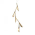Hubbardton Forge Quill LED Pendant in Soft Gold Finish Model: 135001-LED-STND-84-84