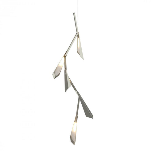 Hubbardton Forge Quill LED Pendant in Sterling Finish Model: 135001-LED-STND-85-85