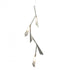 Hubbardton Forge Quill LED Pendant in Sterling Finish Model: 135001-LED-STND-85-85