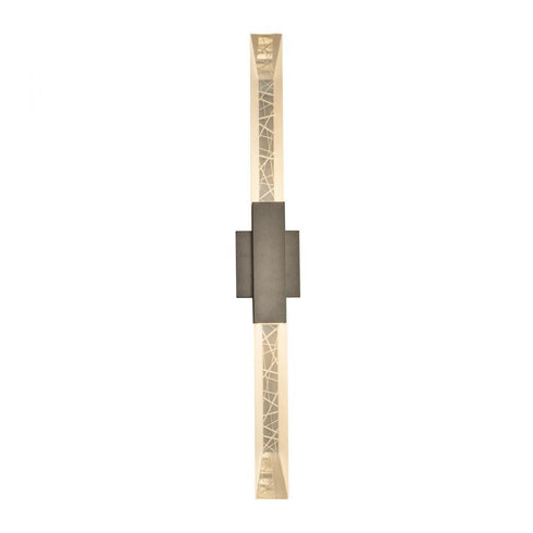 Hubbardton Forge Refraction Large Outdoor Sconce in Coastal Oil Rubbed Bronze Finish Model: 302623-SKT-14-ZM0618