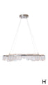 Hubbardton Forge Riverbed Circular LED Pendant in Sterling Finish Model: 139982-LED-STND-85-ZM0846