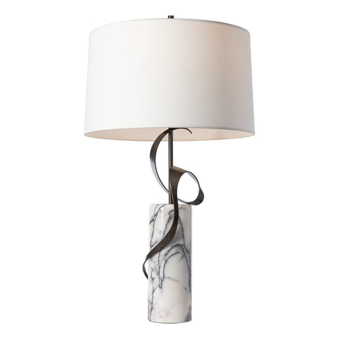 Hubbardton Forge Rivulet Table Lamp in Dark Smoke Finish Model: 272112-SKT-07-ML-SF1810