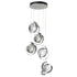 Hubbardton Forge Riza 5 Light Pendant Model: 131129-SKT-LONG-82-GG0711