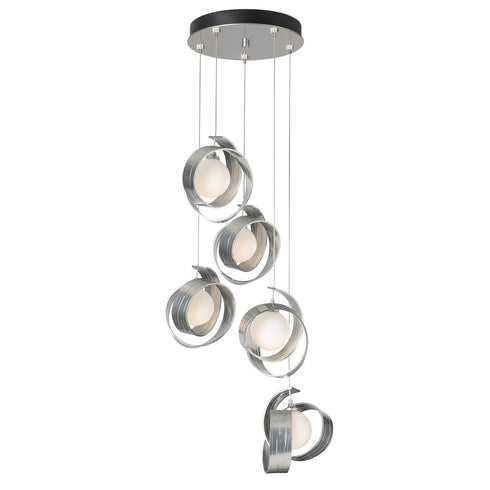 Hubbardton Forge Riza 5 Light Pendant Model: 131129-SKT-STND-02-GG0711