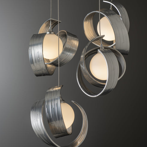Hubbardton Forge Riza 5 Light Pendant Model: 131129-SKT-STND-02-GG0711