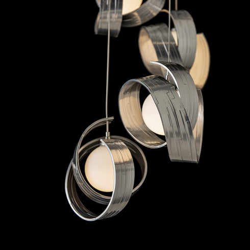 Hubbardton Forge Riza 5 Light Pendant Model: 131129-SKT-STND-14-GG0711
