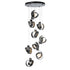 Hubbardton Forge Riza 9 Light Pendant Model: 131099-SKT-LONG-14-GG0711