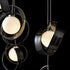 Hubbardton Forge Riza 9 Light Pendant Model: 131099-SKT-LONG-14-GG0711