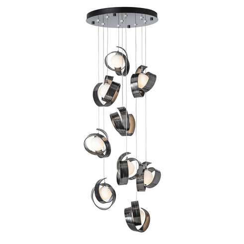 Hubbardton Forge Riza 9 Light Pendant Model: 131099-SKT-STND-10-GG0711